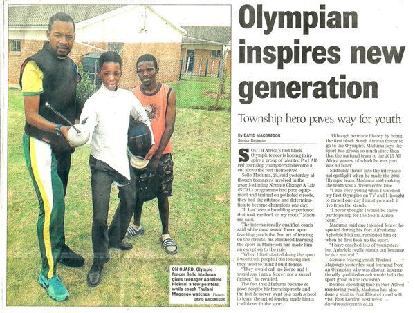 Olympian inspires new generation